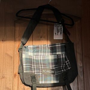 Jansport Trans Plaid Messenger Bag